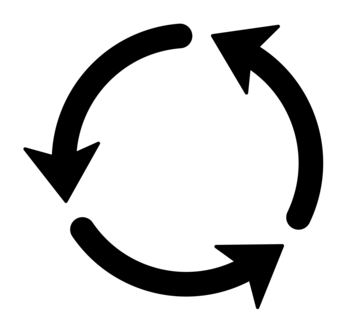Arrows in a circle